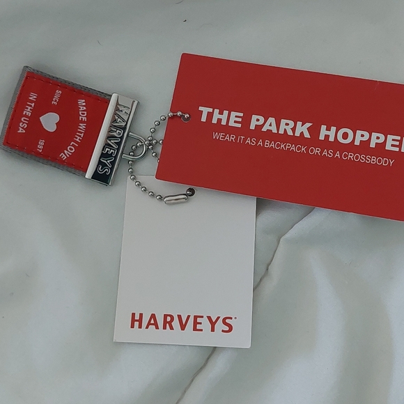 Harveys Silver Tinsel Christmas Lights Medium Park Hopper Bag - NO STRAP/CHARM - Picture 11 of 11